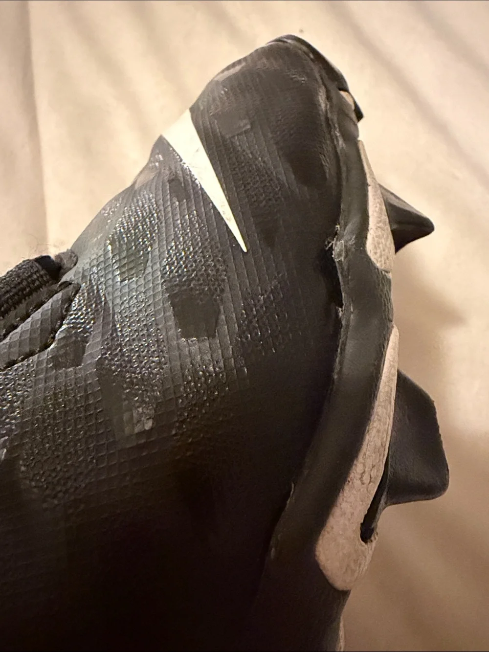 Nike Kids' Black Sneakers with White Swoosh